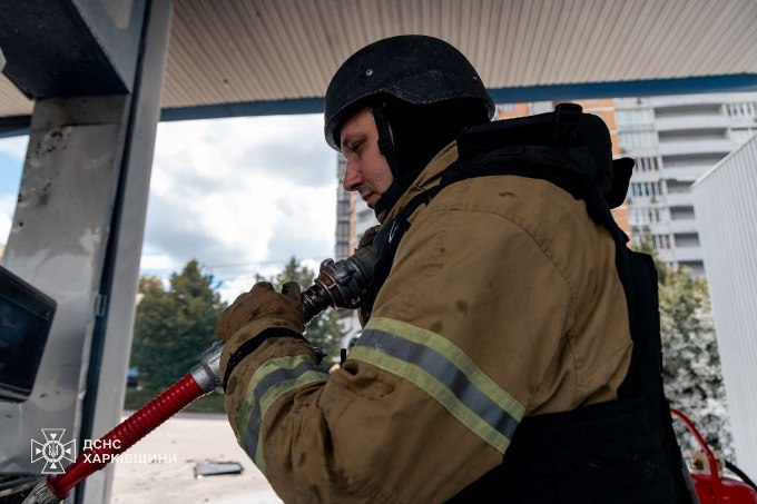 Новини Харкова: ДСНС загасила пожежу на АЗС